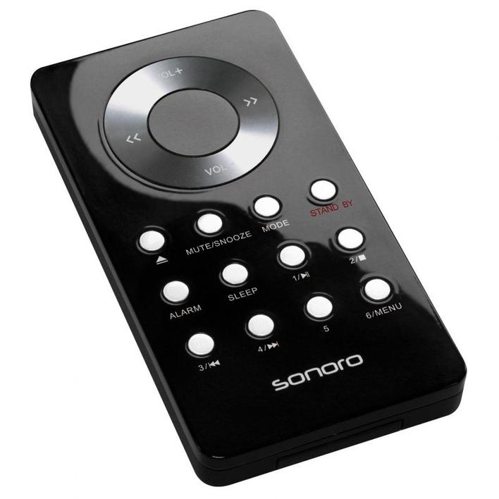 Sort mediaafspiller til smartphone